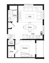 1 Bed 1 Bath